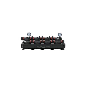 Cabezal triple 1 serie + 2 paralelo entrada 3/4” salida 3/4”